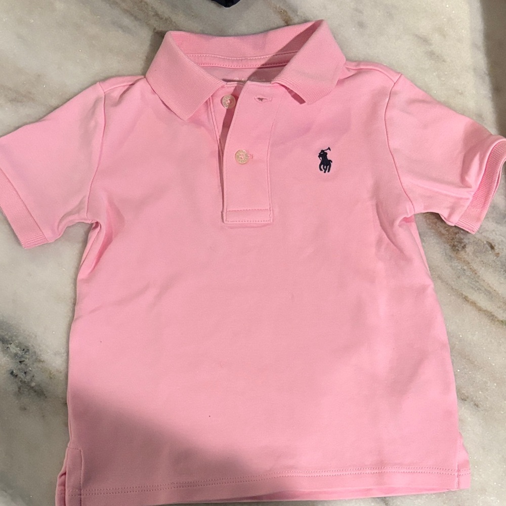 Ralph Lauren Light Pink Kids Polo Shirt
